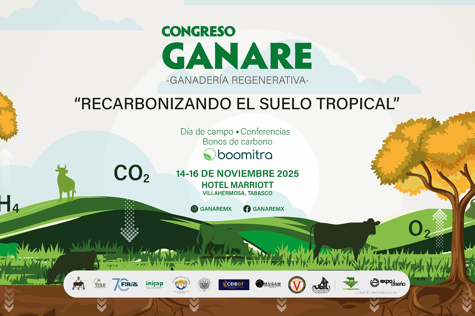 Cartel oficial de GANARE 2025