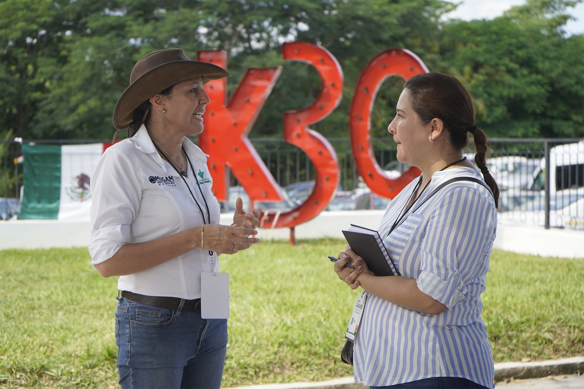 Entrevista en evento GANARE