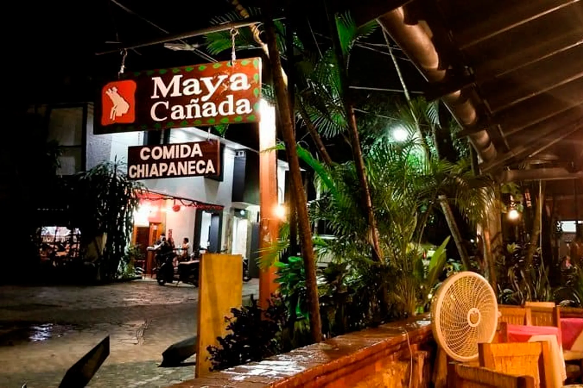 Restaurante Maya Cañada en Palenque